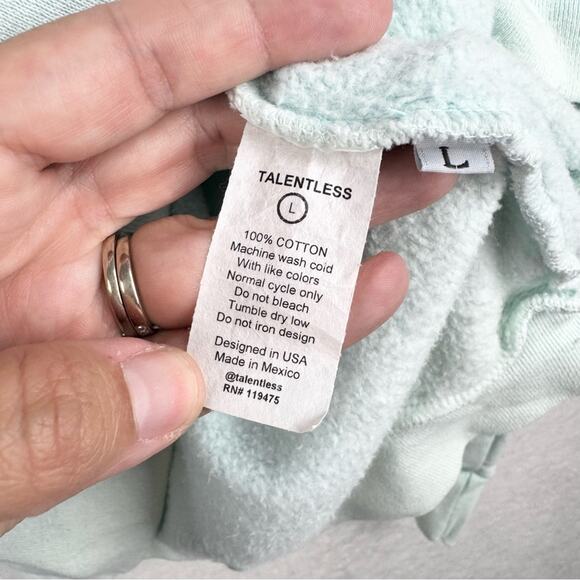 Talentless HBD KOKO Teal Hoodie - I'm In Love With The Koko Back - Size L Skater - Picture 13 of 16